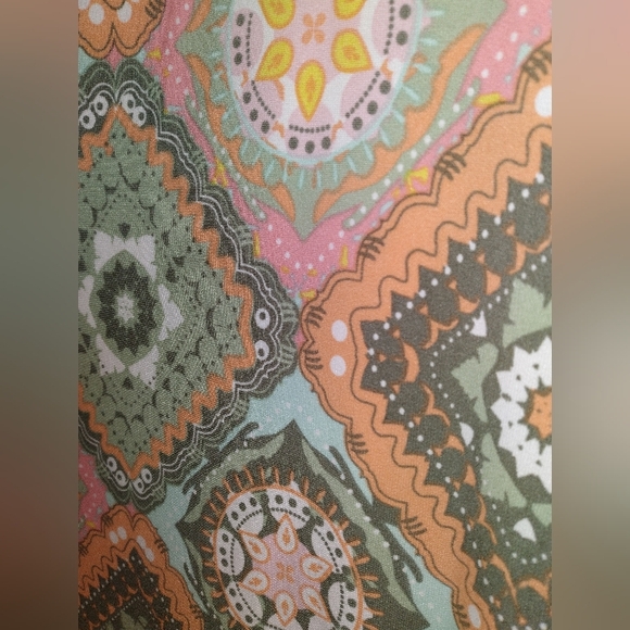 Womens Cato Multicolor Maxi Dress Pockets - Picture 6 of 6